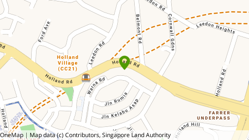 Map showing the location of Sylvan Lodge
