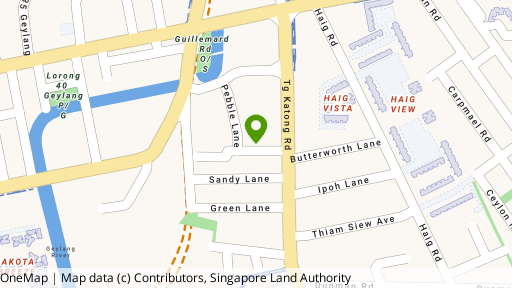 Map showing the location of Gray Mansions
