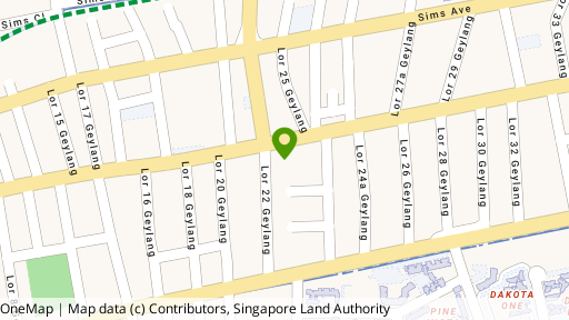 Map showing the location of Grandview Suites