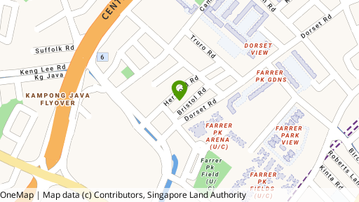 Map showing the location of Hertford Mansion