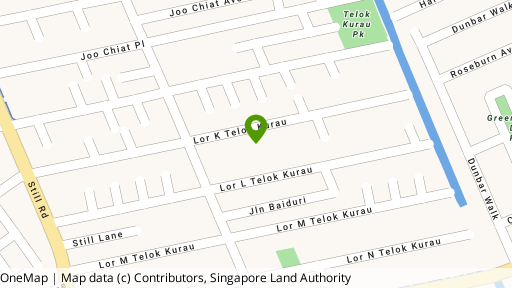 Map showing the location of Palm Galleria