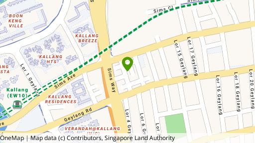 Map showing the location of Centra Residence