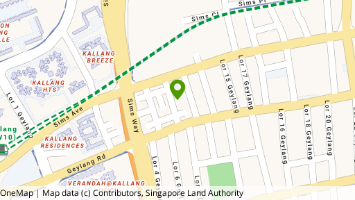 Map showing the location of Yi Sing Mansion
