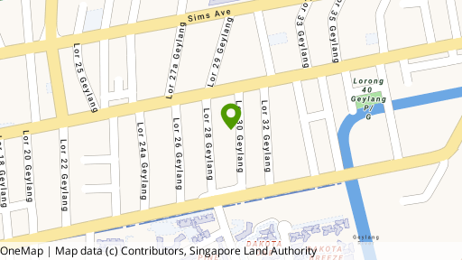 Map showing the location of The Midas
