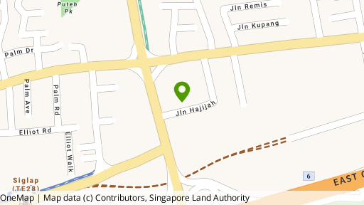Map showing the location of Laguna Green