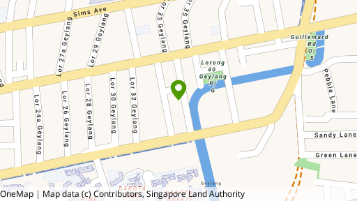 Map showing the location of Sunflower View