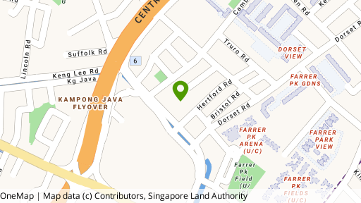 Map showing the location of Keng Lee Court
