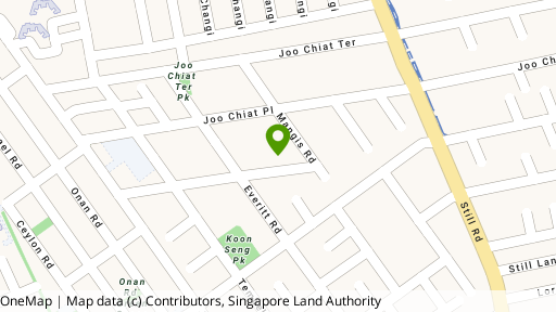 Map showing the location of Gideon's Lodge