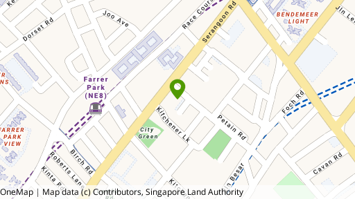 Map showing the location of Studios @ Marne