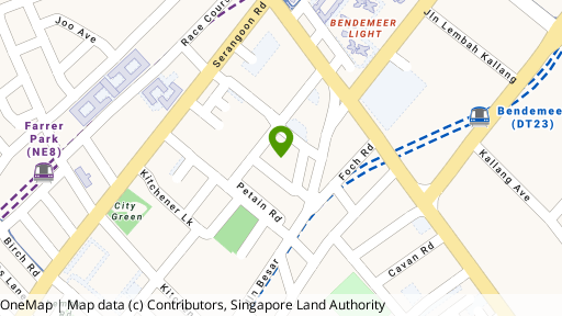 Map showing the location of Sturdee Residences