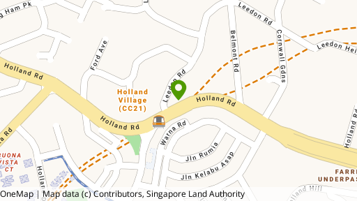 Map showing the location of Leedon 2
