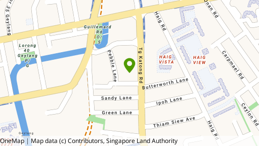 Map showing the location of 90 Tanjong Katong Road