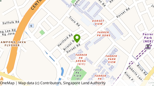 Map showing the location of 48 Bristol Road