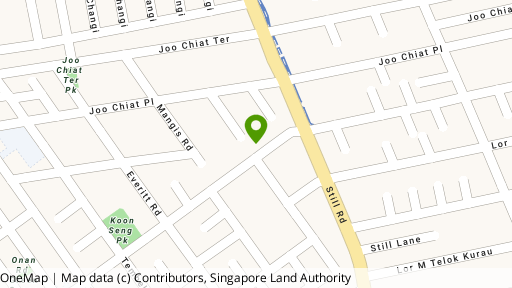 Map showing the location of Koon Seng Court