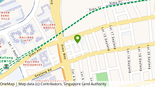 Map showing the location of The Diamond