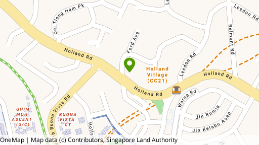 Map showing the location of Urban Edge @ Holland V