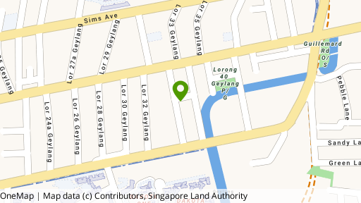 Map showing the location of 29C Lorong 34 Geylang