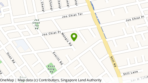 Map showing the location of The Geranium