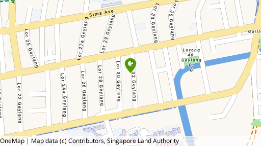 Map showing the location of Centro Mansions