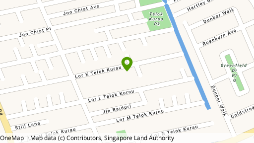 Map showing the location of 96 Lorong K Telok Kurau