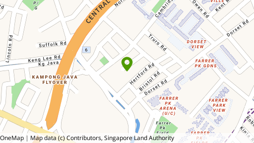 Map showing the location of Carlyx Green