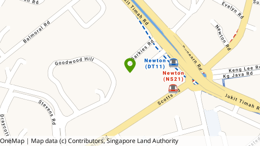 Map showing the location of Sarkies Mansions