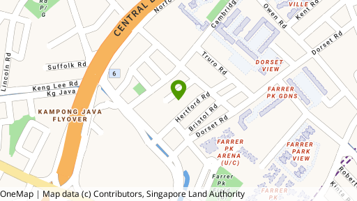 Map showing the location of Carlyx Residence