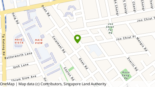 Map showing the location of 148A Joo Chiat Terrace
