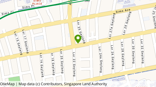 Map showing the location of 449 Geylang Road