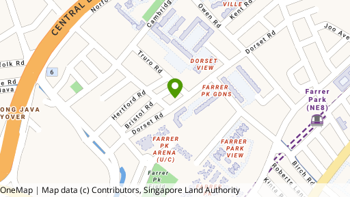 Map showing the location of Lily Tan Mansion