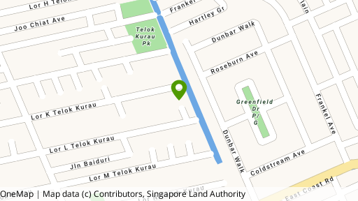 Map showing the location of Sunnyvale Residences