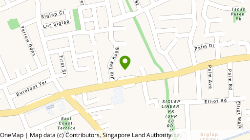 Map showing the location of Crescendo Park