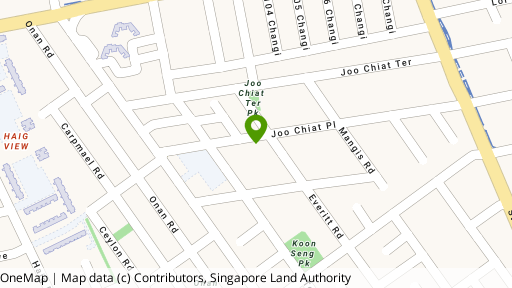 Map showing the location of 60B Joo Chiat Place