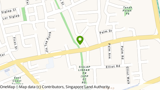 Map showing the location of Aquarine Gardens