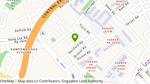 Map showing the location of The Urbanite