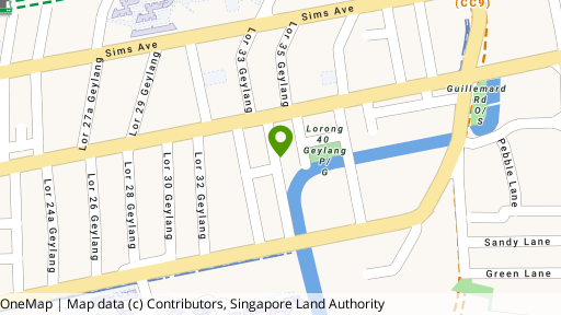Map showing the location of Evergreen View