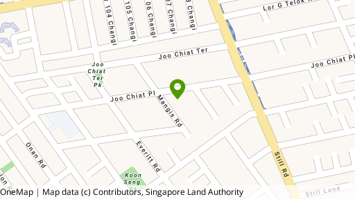Map showing the location of 134 Joo Chiat Place