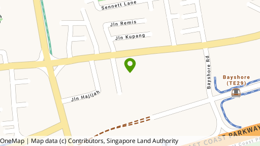 Map showing the location of Rich East Garden