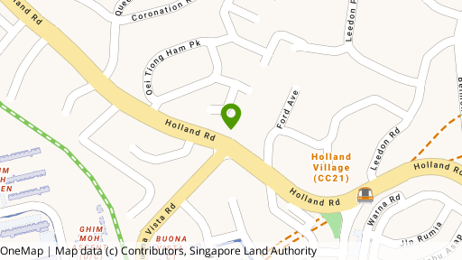 Map showing the location of Oei Tiong Ham Park Residences
