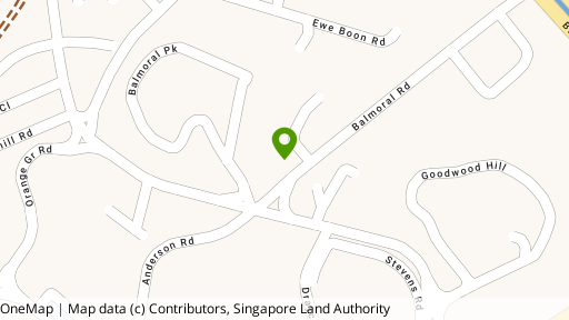 Map showing the location of 3 Balmoral Road