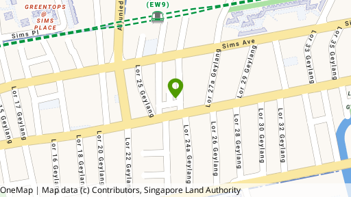 Map showing the location of The Centren