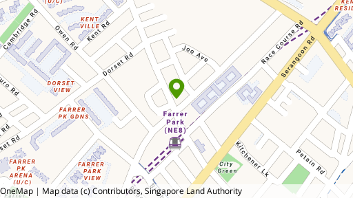 Map showing the location of R66 Apartments