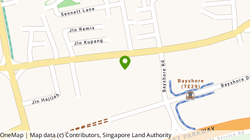 Map showing the location of Villas Laguna