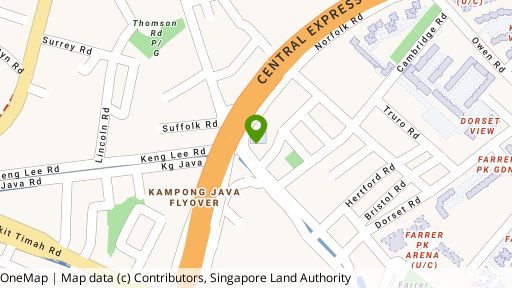 Map showing the location of Keng Lee View