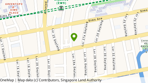 Map showing the location of The Alcove