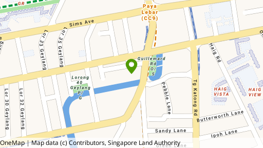 Map showing the location of Grandlink Square