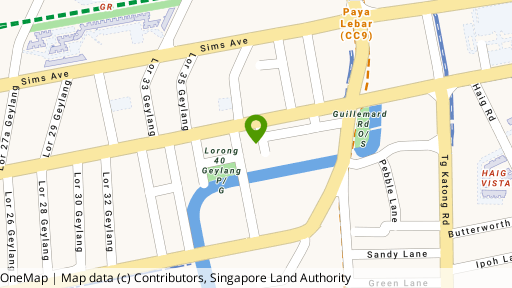 Map showing the location of 4 Lorong 42 Geylang