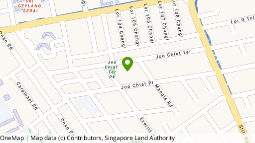 Map showing the location of Eastwind Mansions