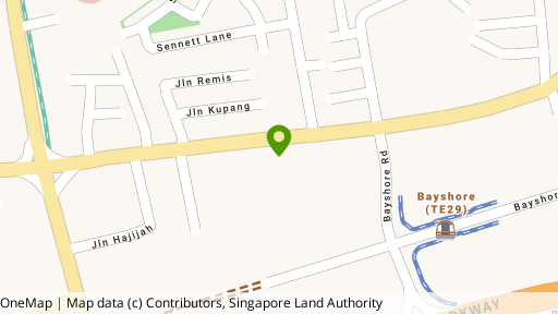 Map showing the location of Teck Guan Ville