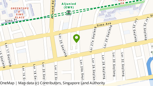 Map showing the location of Excellence Mansions